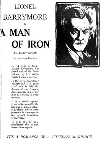 Movie poster for A Man of Iron (1925)