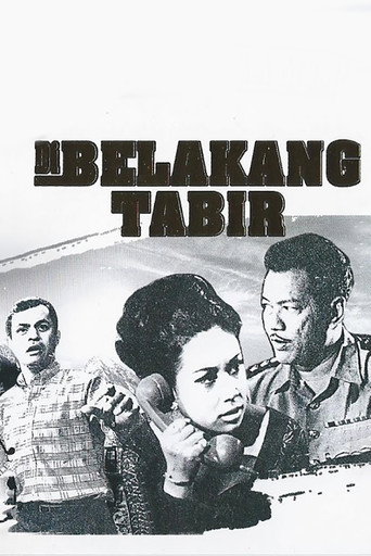 Movie poster for Di Belakang Tabir (1970)