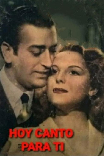 Movie poster for Hoy canto para ti (1950)