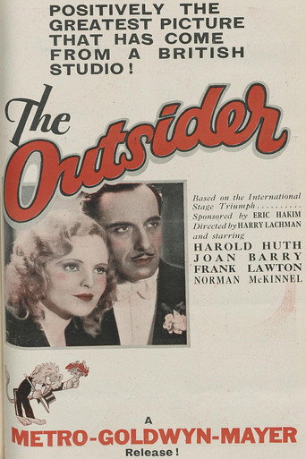 Movie poster for The Outsider (1931)
