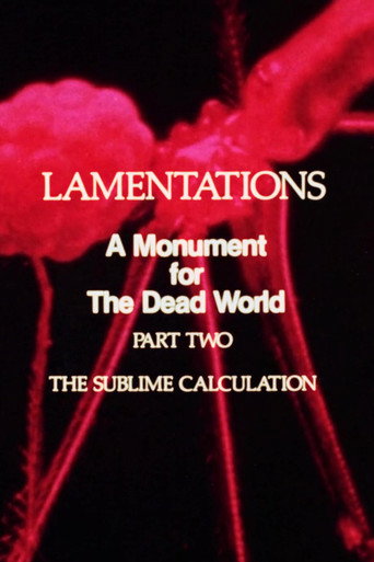 Movie poster for Lamentations: A Monument to the Dead World, Part 2: The Sublime Calculation (1985)
