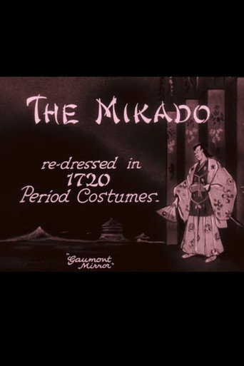 Movie poster for The Mikado (1926)