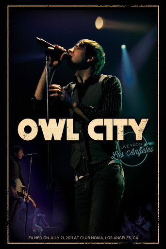 Movie poster for Owl City - Live from Los Angeles (2012)