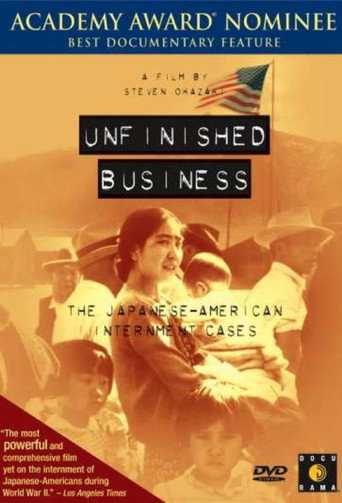 Movie poster for Unfinished Business (1985)