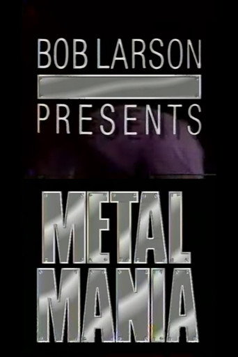 Movie poster for Metal Mania (1989)