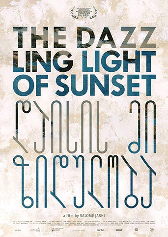 Movie poster for The Dazzling Light of Sunset (2016)