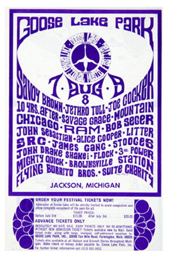 Movie poster for Goose Lake International Music Festival (1970)