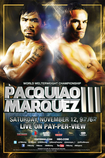 Movie poster for Manny Pacquiao vs. Juan Manuel Marquez III (2011)