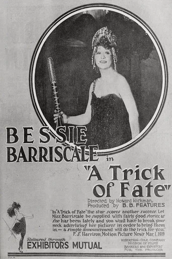 Movie poster for A Trick of Fate (1919)