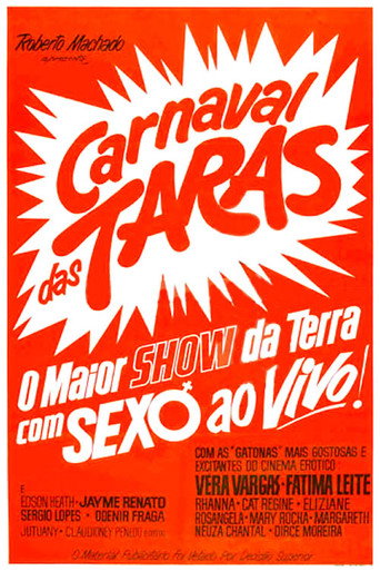 Movie poster for Carnaval das Taras (1984)
