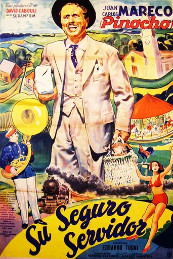 Movie poster for Su seguro servidor (1954)