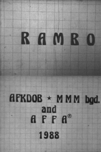 Movie poster for How We Cut Up and Flipped Rambo (1988)