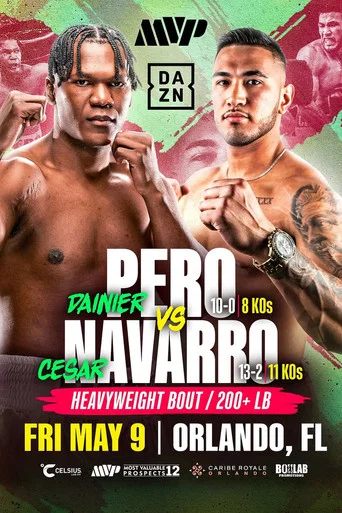 Movie poster for Dainier Pero vs. Cesar Navarro (2025)