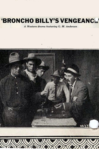 Movie poster for Broncho Billy's Vengeance (1915)