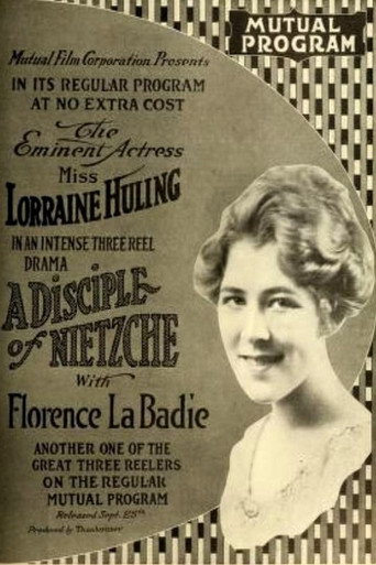 Movie poster for A Disciple of Nietzsche (1915)