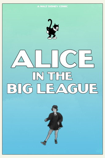 Movie poster for Alice in the Big League (1927)