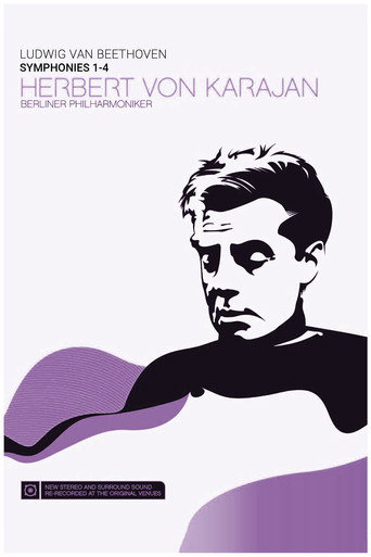 Movie poster for Karajan: Ludwig van Beethoven: Symphonies nos. 1-4 (2008)