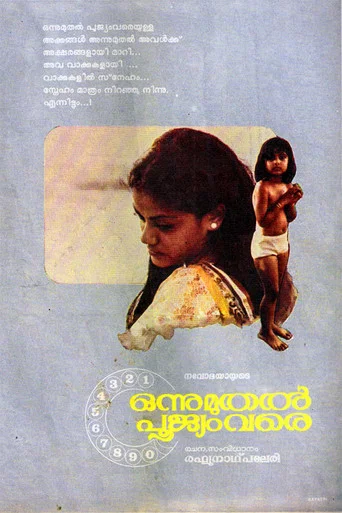 Movie poster for Onnu Muthal Poojyam Vare (1986)