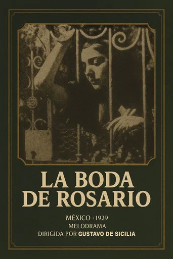 Movie poster for La boda de Rosario (1929)