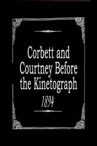 Movie poster for Corbett and Courtney Before the Kinetograph (1894)