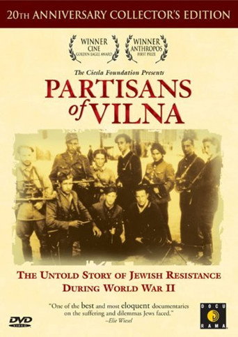 Movie poster for Partisans of Vilna (1986)