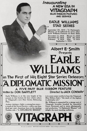 Movie poster for A Diplomatic Mission (1918)
