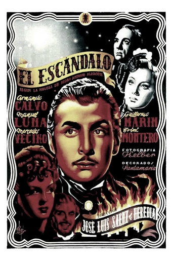 Movie poster for El escándalo (1943)