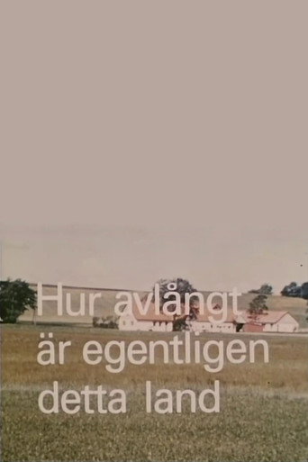 Movie poster for Hur avlångt är egentligen detta land? (1971)