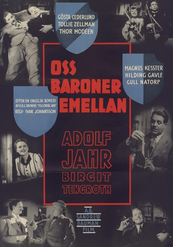 Movie poster for Oss baroner emellan (1939)