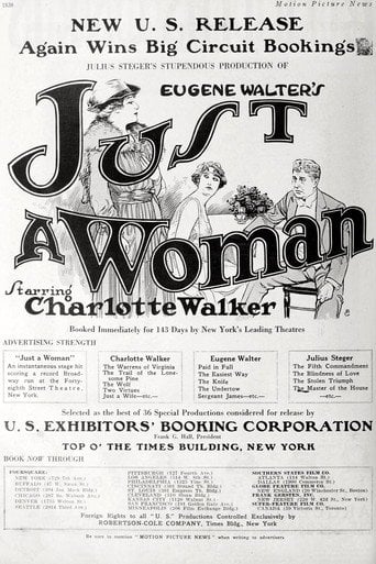 Movie poster for Just a Woman (1918)