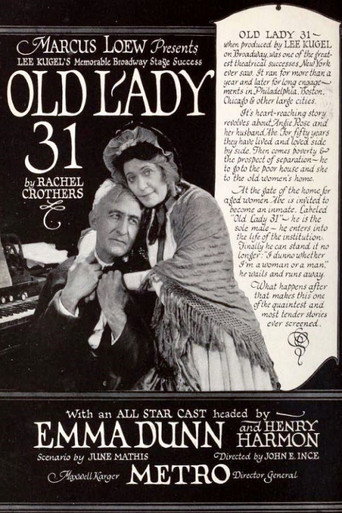 Movie poster for Old Lady 31 (1920)