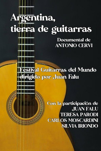 Movie poster for Argentina, tierra de guitarras (2024)