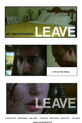 Movie poster for Leave (2007)