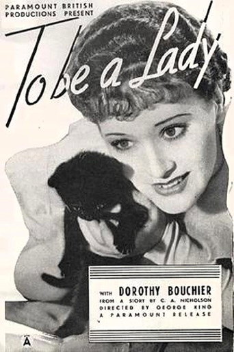 Movie poster for To Be a Lady (1935)
