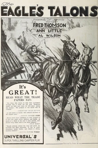 Movie poster for The Eagle's Talons (1923)