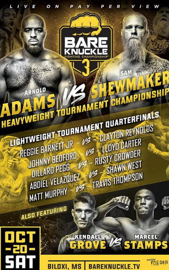 Movie poster for Bare Knuckle Fighting Championship 3 (2018)