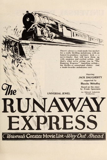 Movie poster for The Runaway Express (1926)