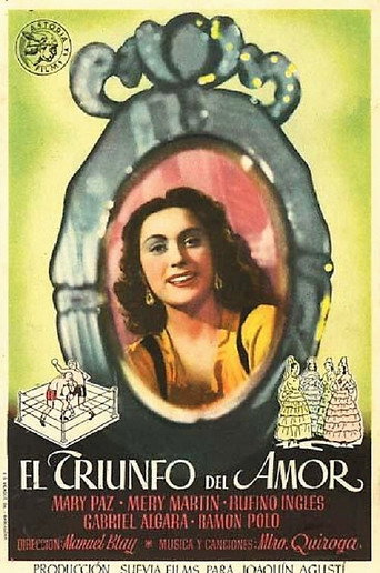 Movie poster for El triunfo del amor (1943)