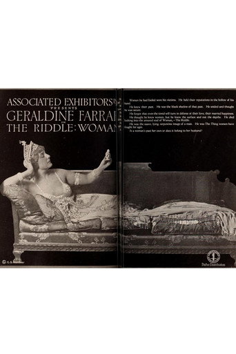 Movie poster for The Riddle: Woman (1920)