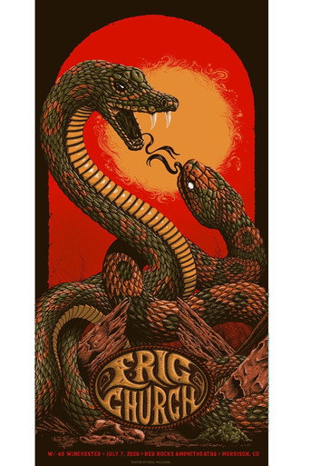 Movie poster for Eric Church - Live at Red Rocks Amphitheatre 7-07-2026 (2026)
