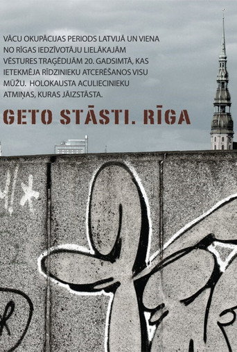 Movie poster for Ghetto Stories. Riga (2013)