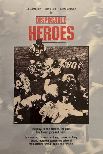 Movie poster for Disposable Heroes: The Other Side of Football (1985)