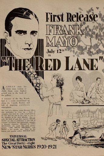 Movie poster for The Red Lane (1920)
