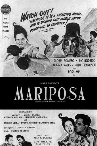 Movie poster for Mariposa (1955)