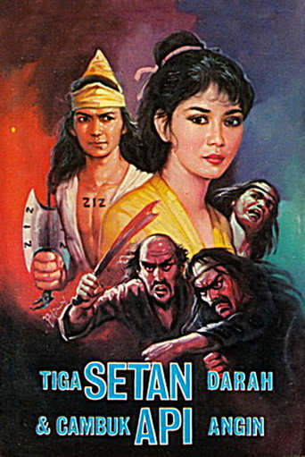 Movie poster for Three Blood Demons and the Whip of Fire and Wind (1988)