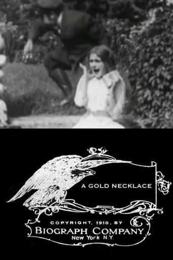 Movie poster for A Gold Necklace (1910)