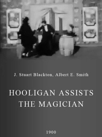 Movie poster for Hooligan Assists the Magician (1900)