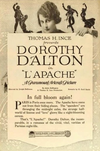 Movie poster for L'apache (1919)