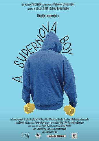 Movie poster for a supernova boy