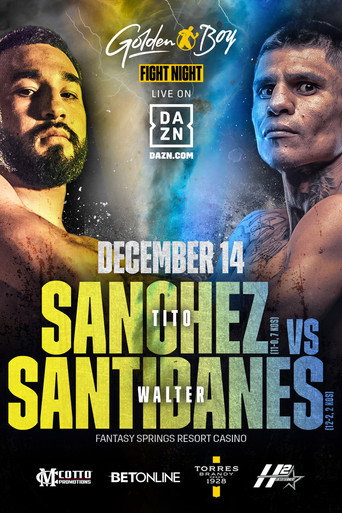 Movie poster for Jose Sanchez vs. Walter Santibanes (2023)